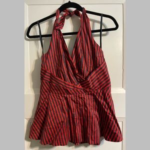 Odille Striped Halter Top